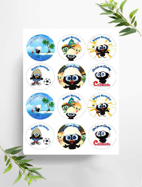 Calimero  Muffinaufleger, Ø ca. 6 cm, 0613x